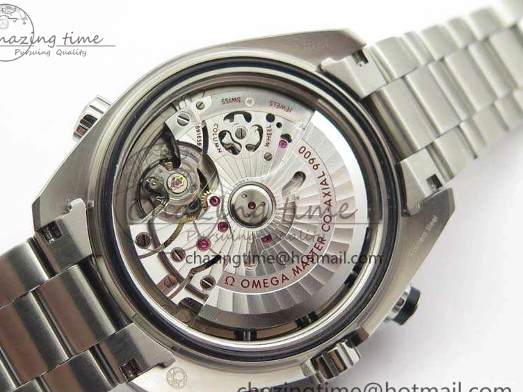 0727 MultiPurpose Planet Ocean Master Chrono SS OM 1:1 Best Edition Gray Dial On SS Bracelet A9900 V 8116